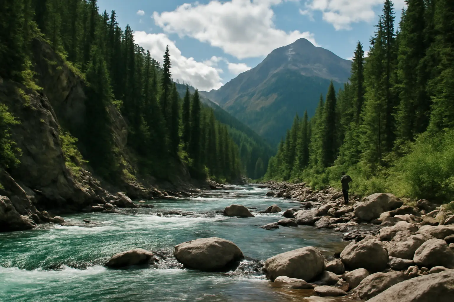 What is Salmon River and where is it located